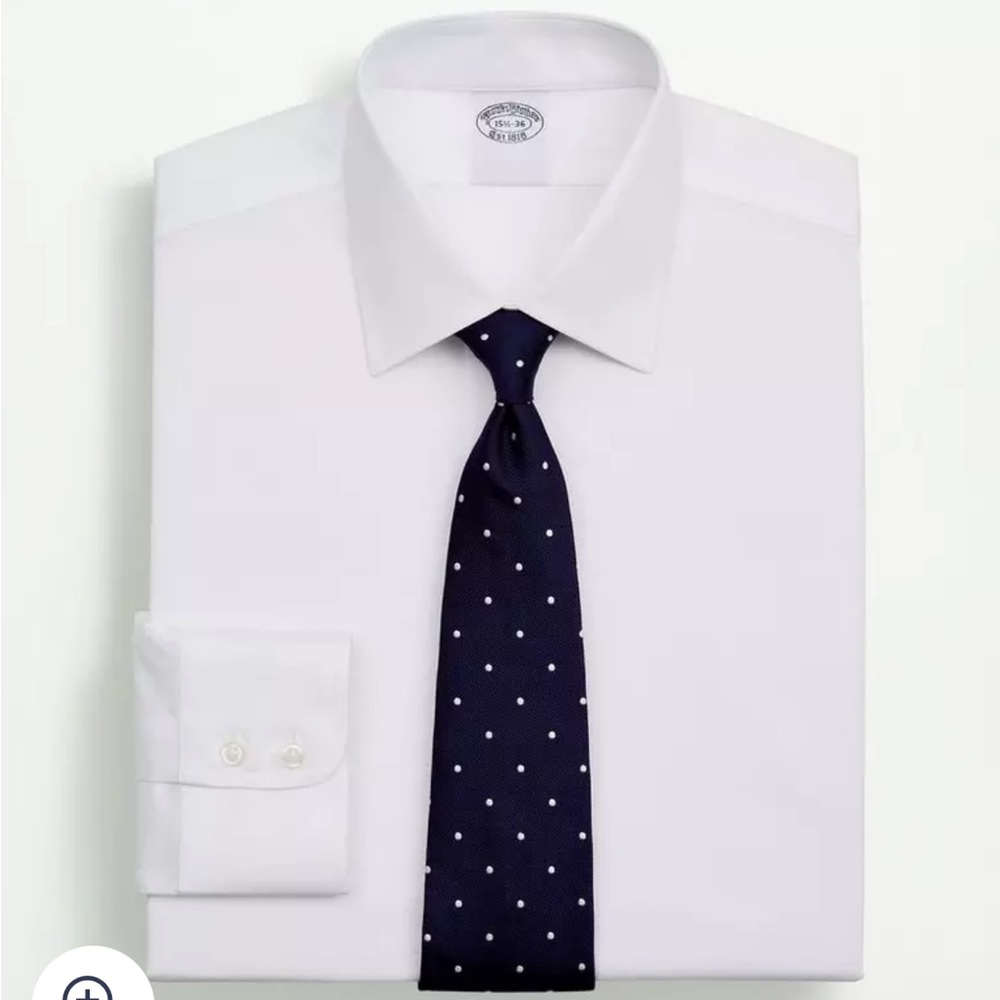 STRCH MIL DRESS SHIRT, NI AINSLEY brooks brothers shirt